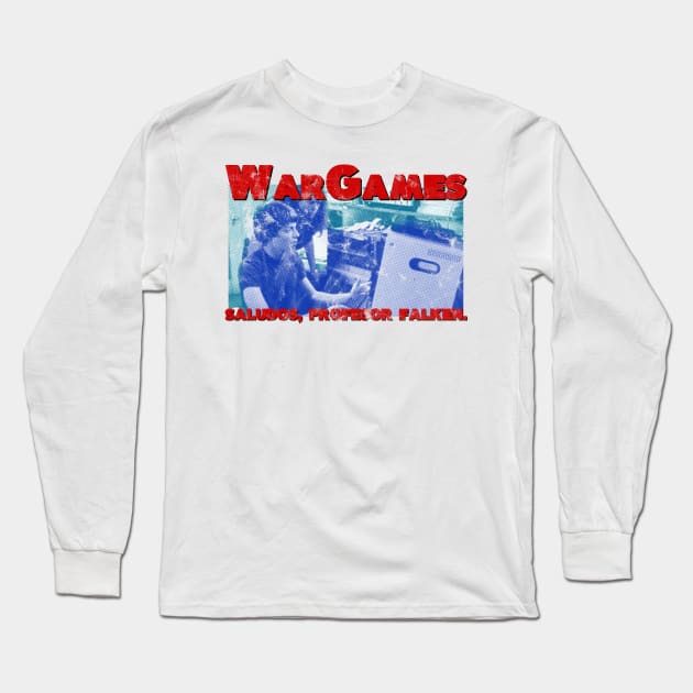 WarGames Long Sleeve T-Shirt by CrawfordFlemingDesigns